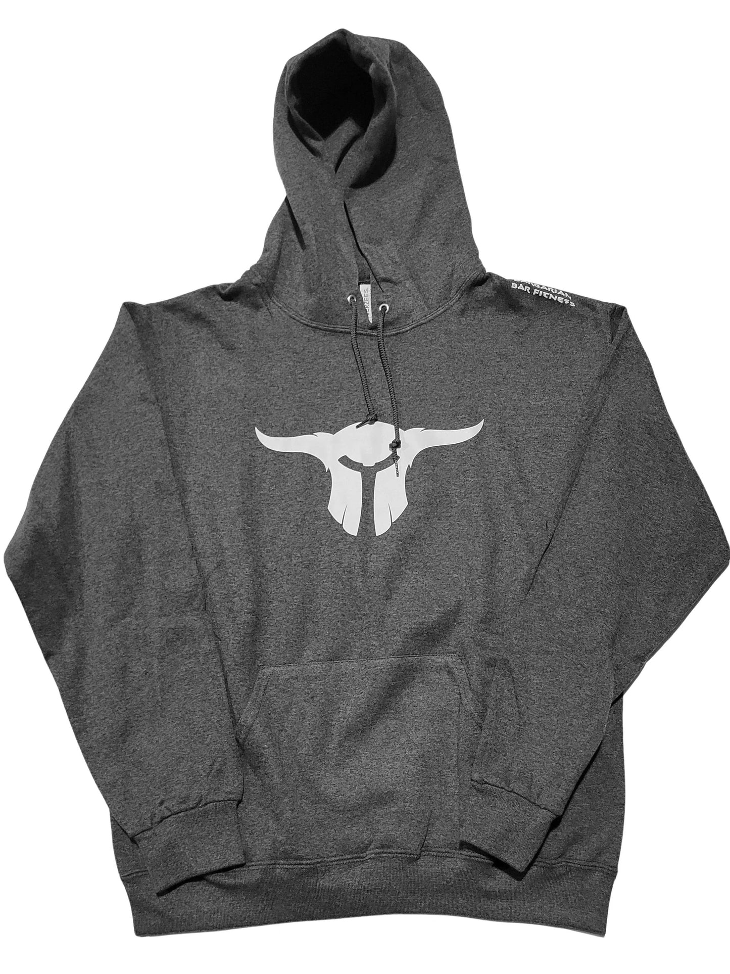 Barbarian Bar Hooded Pullover (Charcoal Grey)