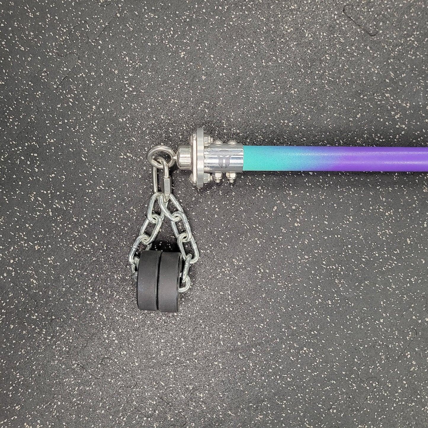 Barbarian Mace 32" (Turquoise to Grape to Turquoise)