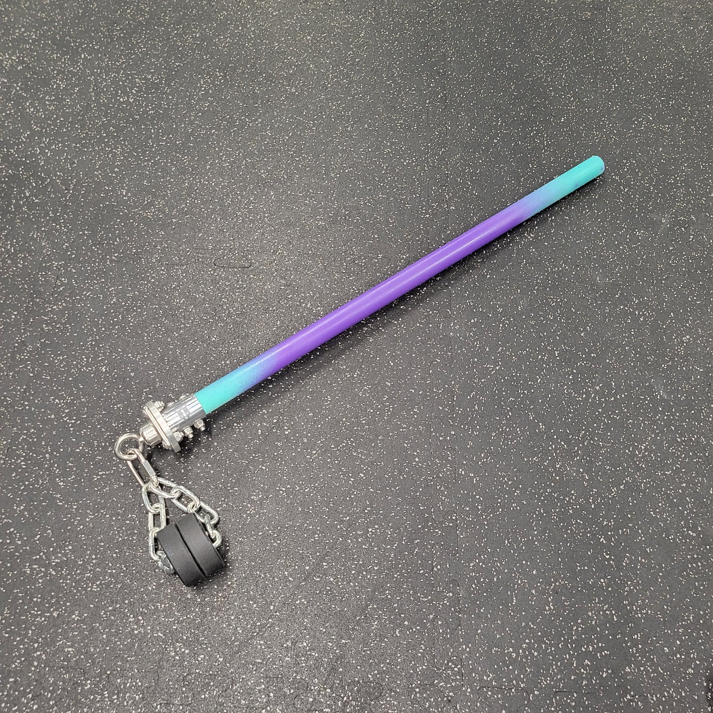 Barbarian Mace 32" (Turquoise to Grape to Turquoise)