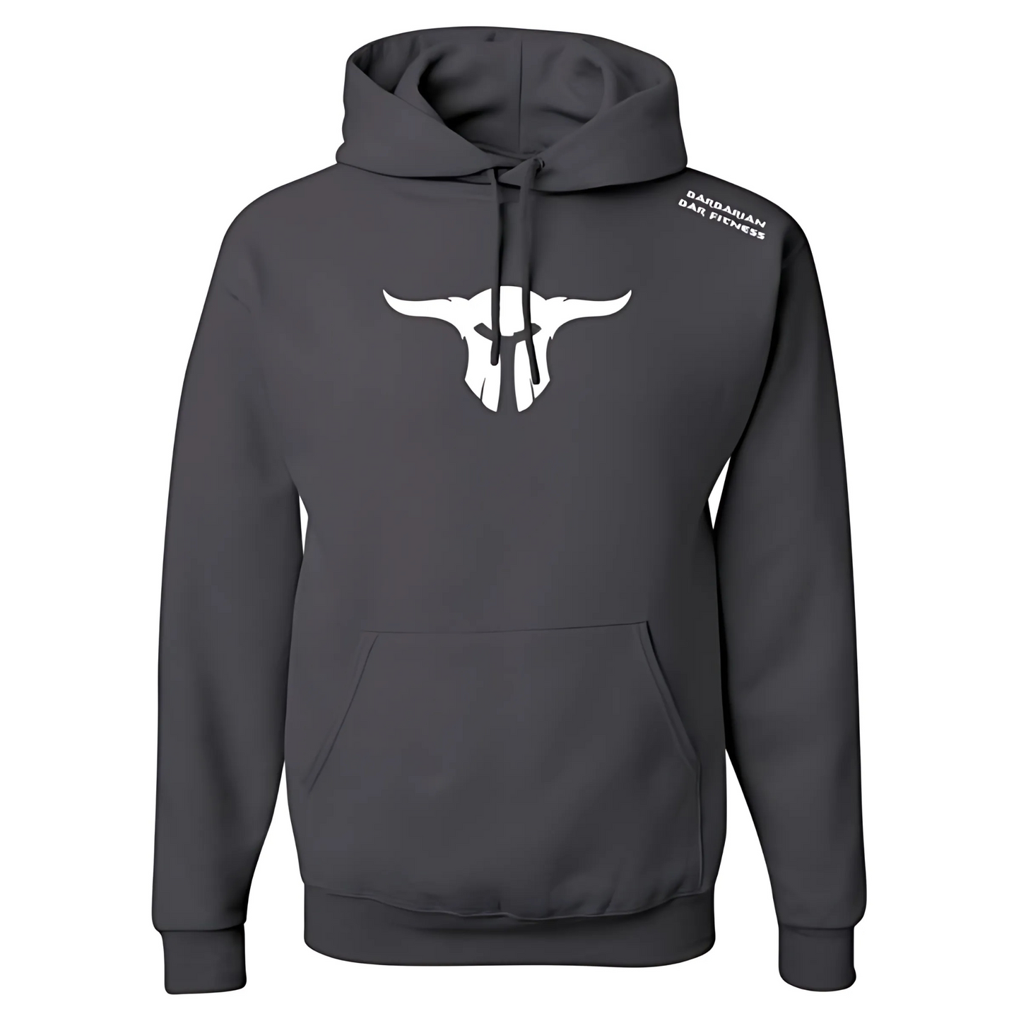 Barbarian Bar Hooded Pullover (Charcoal Grey)