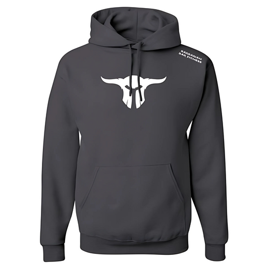 Barbarian Bar Hooded Pullover (Charcoal Grey)