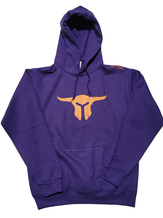 Barbarian Bar Hooded Pullover (Deep Purple)